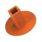 Molded Rubber Base plug – Optic Orange Accessoires The Cage 4